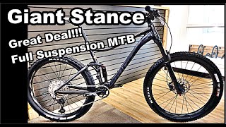 2021 Giant Stance 275 Full Suspension Mountain Bike  Review Specs Details Is it right for you [upl. by Llekcir]