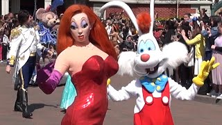 Grand Celebration Parade for Disneyland Paris 25th Anniversary  Most Disney RARE Characters Ever [upl. by Butterfield33]