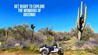 ARIZONA  USA Unforgettable Ural Sidecar journey [upl. by Hernando670]