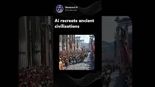 AI Brings Ancient Rome to Life in STUNNING Detail ai rome tech aiviral aigenerated aiart [upl. by Eicyac]