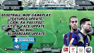 Download eFootball™PES 2425 PPSSPP new TransfertTeam promo Update amp scoreboard [upl. by Donaghue]