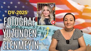 GREEN CARDA BAŞVURURKEN FOTOĞRAF YÜZÜNDEN ELENMEYİNDV2025 greencard amerikadayasam 73 [upl. by Aitram822]