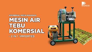 MESIN AIR TEBU KOMERSIAL  SUGAR CANE MACHINE [upl. by Stalk]