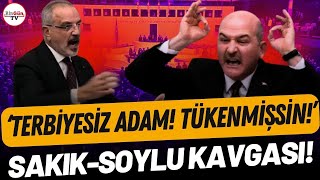 SIRRI SAKIKSÜLEYMAN SOYLU KAVGASI Meclis karıştı Haddini bil terbiyesiz adam [upl. by Alphard]