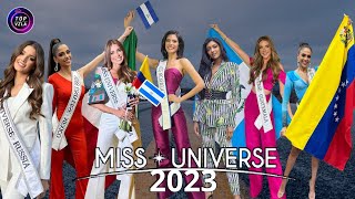 🔴 ¡YA COMENZÓ Miss Universo 2023 TOP 25 LLEGADA DE LAS CANDIDATAS 👑 [upl. by Assirac]