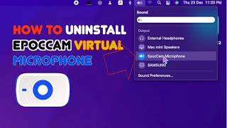 How to Uninstall EpocCam Virtual Microphone from macOS [upl. by Reel]