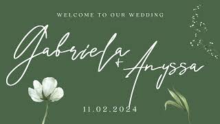 Anyssa Gaby wedding 24 [upl. by Hippel]