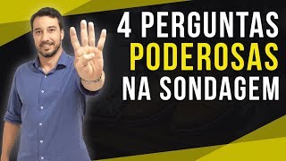 As 4 Perguntas Mais Poderosas Na Sondagem de Vendas  Hallamo Gifoni [upl. by Malvie]