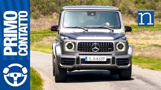 Mercedes Classe G 2018 G63 AMG e G500 V8  Primo Contatto in offroad e strada  G300D storico [upl. by Kcirevam]