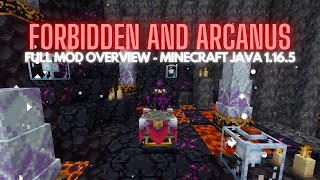 Forbidden and Arcanus  Full Mod Overview  Minecraft Java 1165 [upl. by Eyatnod695]