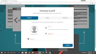 Formulario De Asistente Uso De Pestañas Bootstrap  Código Fuente [upl. by Tebzil603]