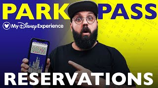 My Disney Experience Tutorial How To Make A Disney park Pass Reservation EASY [upl. by Nylikcaj886]