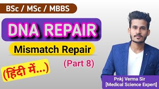 DNA Repair  Mismatch Repair  Part 8  MSc CSIR NET GATE [upl. by Ermine562]