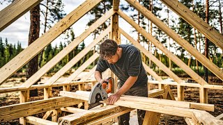 This Man Built a Cabin Alone and It’s a Woodland Masterpiece [upl. by Desma]