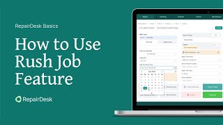 Rush Jobs  RepairDesk [upl. by Bovill]