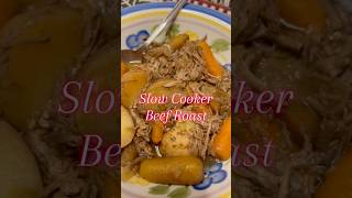 Slow Cooker Beef Roast shorts nutritionalvaluewithjanak [upl. by Iniretake561]