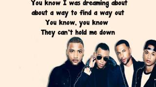 JLS Hold Me Down Lyrics FULL SONG [upl. by Martin]