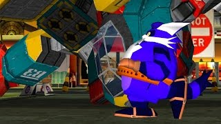 Big the Cat in Sonic Adventure 2 cutscene  He must be using chaos emerald to warp [upl. by Llertnek803]