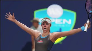 AO Tennis 2 72  Justine Goffin vs Angelique Kerber [upl. by Horter489]