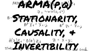 ARMA Stationarity Invertibility and Causality Time Series [upl. by Eecyac]