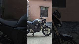 Yamaha FZS Fi V2 DD Darknight motorcycle bikes yamaha shorts shortvideo fzs savar fzsv2 [upl. by Evoy]