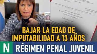 NUEVO PROYECTO DE LEY Bajar la edad de imputabilidad a 13 años de edad 👮🏼 [upl. by Earle212]