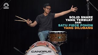 SOLID SNARE yang TERBUAT dari SATU PIECE POHON yang DILUBANG [upl. by Jezreel]