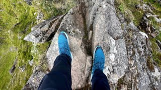 Aonach Eagach Ridge Crossing Glencoe Scotland GoPro POV video [upl. by March]