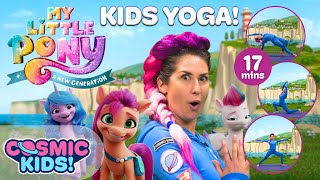 My Little Pony 🦄  A Cosmic Kids Yoga Adventure [upl. by Akiem734]