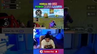 CR7 HORAA GUN BPOWER KASTO LAAGYO FULL SHORT CLIP CR7HORAA PUBG AKNEPALYT [upl. by Atinaej]