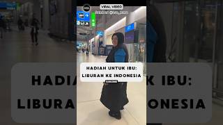 10 Thn Penantian Gadis Ini Hadiahkan Ibunya Liburan Ke Indonesia‼️ reaksibule shorts viralvideo [upl. by Iram874]