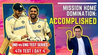 Mission Home Domination Accomplished  INDvsENG 4th Test Review  Aakash Chopra [upl. by Akeemaj]