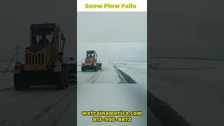 Snow Plow fails [upl. by Odie]