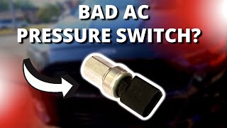 SYMPTOMS OF A BAD AC PRESSURE SWITCH [upl. by Brittaney675]