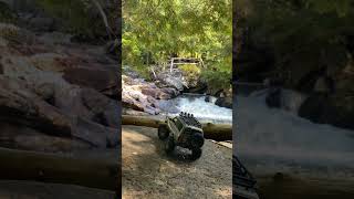 Crawler ASMR 🤔 rc scale fms fcx18 lc80 exploretravel scalecrawlingrockclimberscalecrawler [upl. by Giverin743]