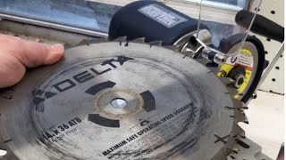 How To Clean and Sharpen Circular Saw Blades with Harbor Freight Circular Saw Blade Sharpener [upl. by Matti]