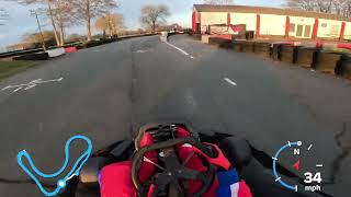 Onboard laps Stretton karting private session [upl. by Imogen]