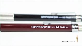 Portaminas Pentel GraphGear 500 revisión por Grafito Comité [upl. by Adnahc794]