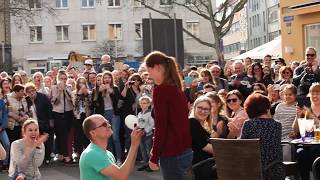 Heiratsantrag Flashmob in Schweinfurt  Cervine Crew [upl. by Nereen]