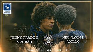 PERFORMANCE HISTÓRICA NEO APOLLO E TAVIN X PRADO JHONY E MAGRÃO  SEGUNDA FASE  BDA 8 ANOS [upl. by Pylle]