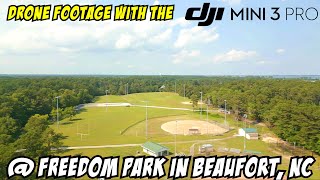 Drone Footage from Freedom Park in Beaufort NC This park is stunning with many amenities for all [upl. by Licastro]