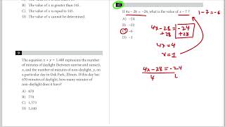 SAT  Test 5 Digital  Module 1  Problem 11  IN 30 SECONDS OR LESS [upl. by Butcher353]