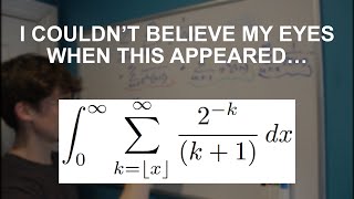 CRAZY Floor Function Integral Turns Into A DOUBLE Sum [upl. by Sprage]