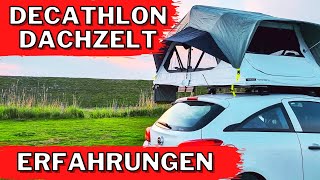 Decathlon Dachzelt Erfahrungen und Test  MINI CAMPER  OPEL CORSA [upl. by Wagstaff]