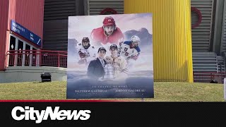 Calgarians honour Johnny and Matthew Gaudreau ahead of funeral Monday [upl. by Fesoj715]