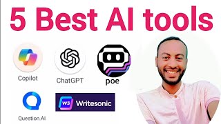 ገራሚ 5 AI tools ማየት ያለባችሁ 5 Best AI tools for free [upl. by Eniamrehs419]