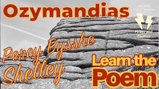 Ozymandias by Percy Bysshe Shelley learn the poem analysis anthology Power amp Conflict [upl. by Atiuqat739]