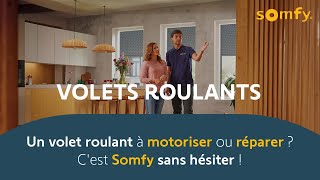 Un volet roulant à motoriser ou réparer  Cest Somfy sans hésiter   Somfy pro [upl. by Gnuoy]