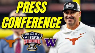 Sugar Bowl Press Conference Steve Sarkisian [upl. by Kenward870]