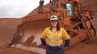 Rio Tinto  Jodie is wrangling the worlds biggest bulldozers [upl. by Tally869]